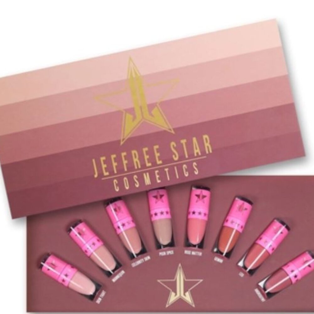 Jeffree Star Mini Nudes Bundle Set - Volume 1 Mini Velour Liquid Lipstick Kit